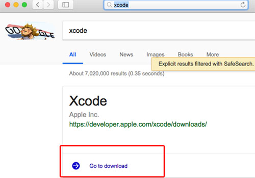 download and install xcode on mac