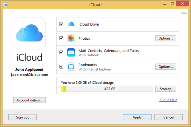 how to see what is on my icloud storage from pc directly