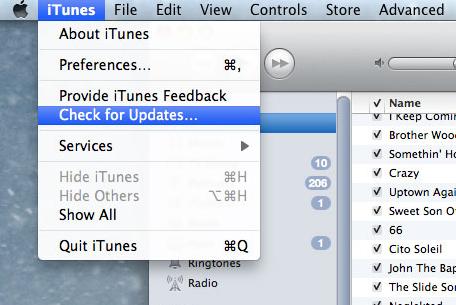 fix iphone needs new version of itunes by updating itunes on mac