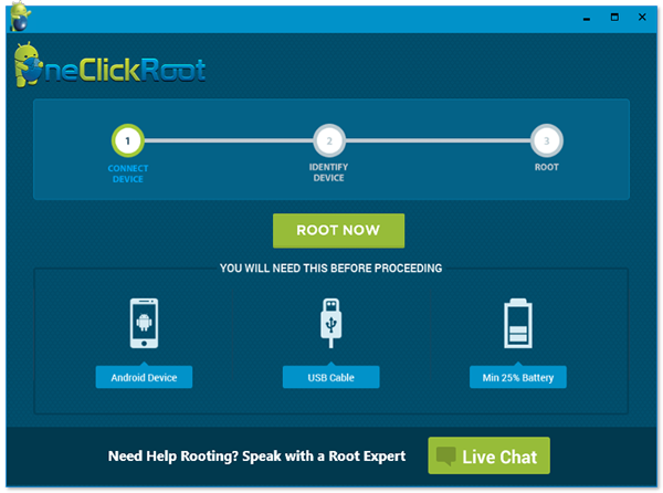 one click root